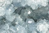 Sparkly Celestine (Celestite) Geode - Madagascar #228991-1